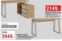 Baumax Iga psací stůl nabídka