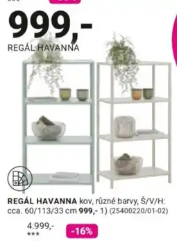 Möbelix Regál havanna nabídka