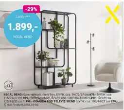 Möbelix Regál Bend nabídka