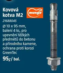 Bauhaus Mungo kovová kotva M2 nabídka