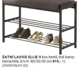 Möbelix Šatní lavice ellie ii nabídka