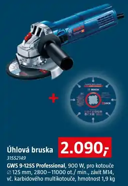 Bauhaus Bosch úhlová bruska nabídka