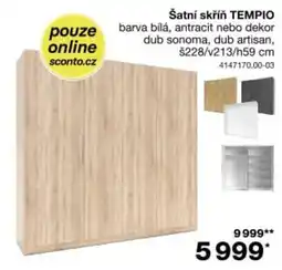 Sconto Tempio šatní skříň nabídka