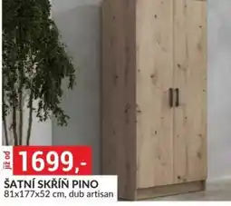 Baumax Šatní skříň pino nabídka