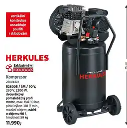 Bauhaus Herkules kompresor nabídka