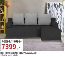 Baumax Max rohová sedací souprava nabídka