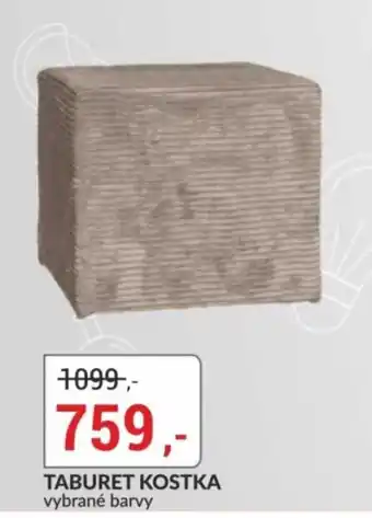 Taburet kostka