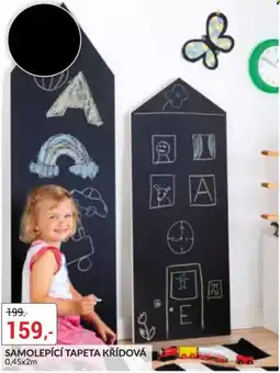 Baumax Samolepící tapeta křídová nabídka
