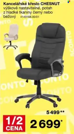 Sconto Chesnut kancelářské křeslo nabídka