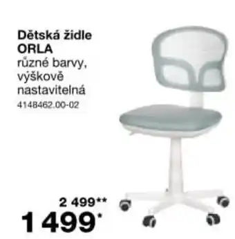 Orla dětská židle