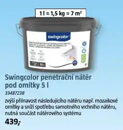 Bauhaus Swingcolor penetrační nátěr pod omítky nabídka