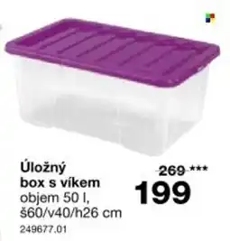 Sconto Úložný box s víkem nabídka