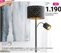 Möbelix Manfried stojací lampa nabídka