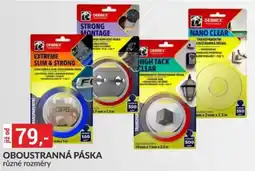 Baumax Debbex oboustranná páska nabídka