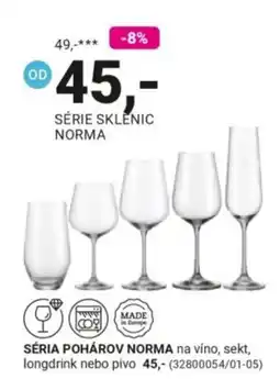 Möbelix Série pohárov norma nabídka