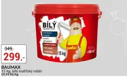 Baumax Baumax bílý malířský nátěr nabídka