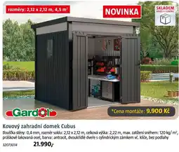 Bauhaus Kovový zahradní domek Cubus nabídka