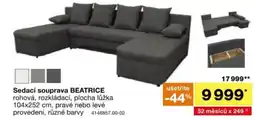 Sconto Beatrice rohová, rozkládací, plocha lůžka nabídka