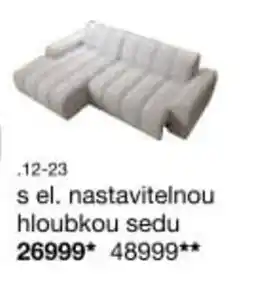 Sconto s el. nastavitelnou hloubkou sedu nabídka