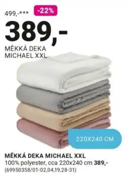 Möbelix Michael měkká deka nabídka