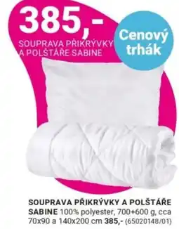 Möbelix Sabine přikrývka a polštáře nabídka