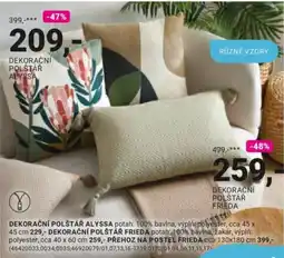 Möbelix Alyssa dekorační polštář nabídka