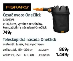 Bauhaus Fiskars česač ovoce one click nabídka