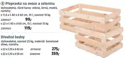 Bauhaus Dřevěné bedny nabídka