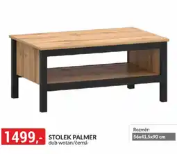 Baumax Stolek palmer dub wotan/černá nabídka