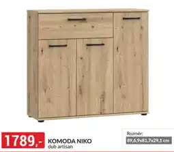 Baumax Komoda Niko dub artisan nabídka