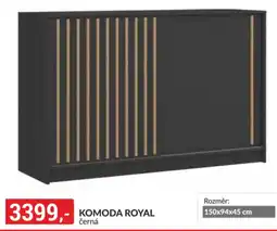 Baumax Komoda royal černá nabídka