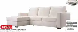 Baumax Dallas Lux rohová sedací souprava nabídka