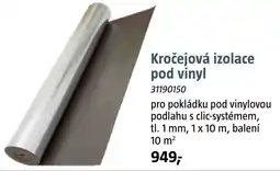 Bauhaus Kročejová izolace pod vinyl nabídka