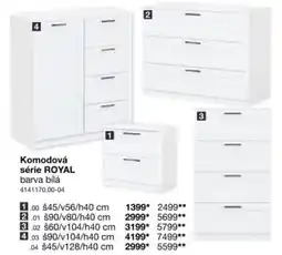 Sconto Royal komodová nabídka