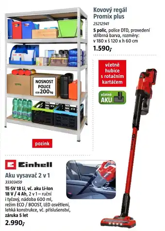 Bauhaus Einhell Aku vysavač 2 v 1 nabídka