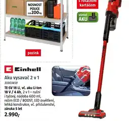 Bauhaus Einhell aku vysavač 2 v 1 nabídka