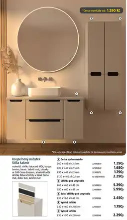 Bauhaus Koupelnovy nabytek stilla kasmir nabídka