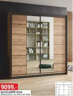 Baumax Zoja šatní skříň nabídka