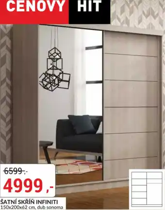Baumax Šatní skříň infiniti nabídka