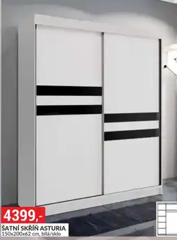 Baumax Asturia šatní skříň nabídka