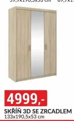 Baumax Skřín 3d se zrcadlem nabídka