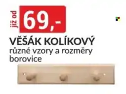 Baumax Věšák kolíkový nabídka