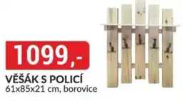 Baumax Věšák s policí nabídka