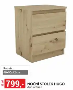 Baumax Hugo noční stolek nabídka