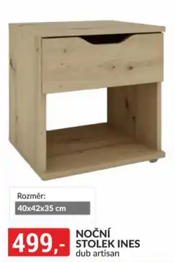 Baumax Ines noční stolek nabídka