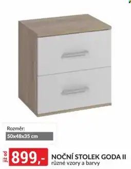 Baumax Goda II noční stolek nabídka