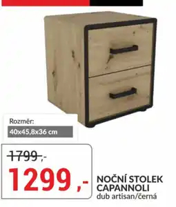 Baumax Capannoli noční stolek nabídka