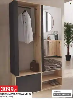 Baumax Předsíňová stěna milo nabídka