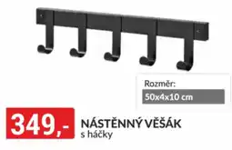 Baumax Nástěnný věšák s háčky nabídka