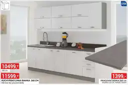 Baumax Lesk kuchyňská linka bianka 260 cm nabídka